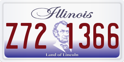 IL license plate Z721366