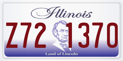 IL license plate Z721370