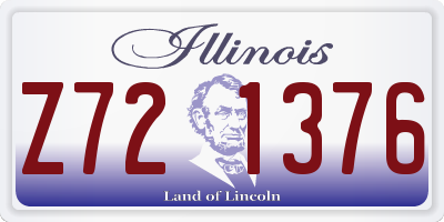 IL license plate Z721376