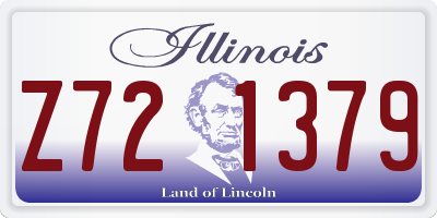 IL license plate Z721379