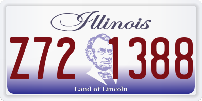 IL license plate Z721388