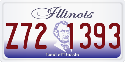 IL license plate Z721393