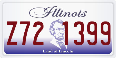 IL license plate Z721399