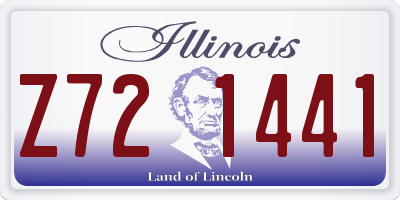 IL license plate Z721441