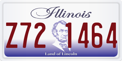 IL license plate Z721464