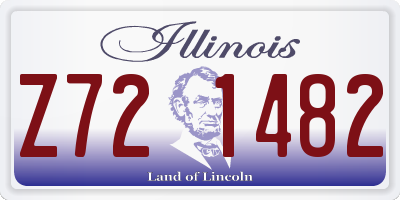 IL license plate Z721482