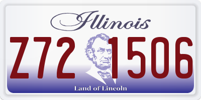 IL license plate Z721506