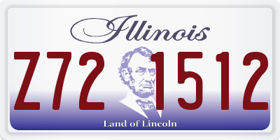 IL license plate Z721512