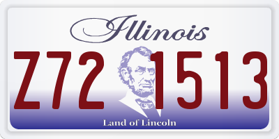 IL license plate Z721513