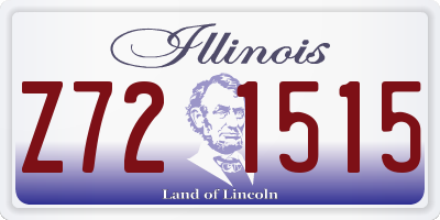 IL license plate Z721515