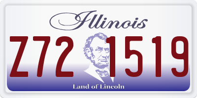 IL license plate Z721519