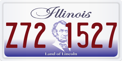 IL license plate Z721527