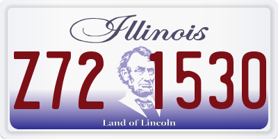 IL license plate Z721530
