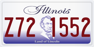 IL license plate Z721552