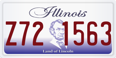 IL license plate Z721563