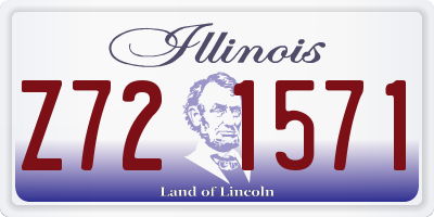IL license plate Z721571