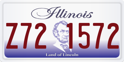 IL license plate Z721572