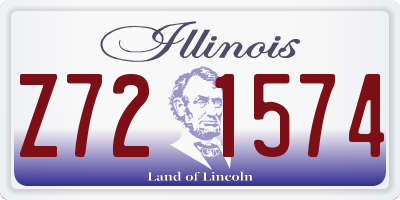 IL license plate Z721574