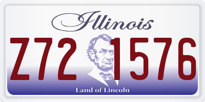 IL license plate Z721576