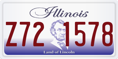 IL license plate Z721578