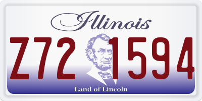 IL license plate Z721594