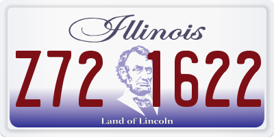 IL license plate Z721622