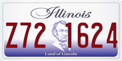 IL license plate Z721624