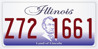 IL license plate Z721661