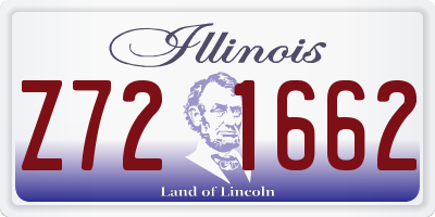 IL license plate Z721662