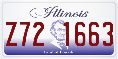 IL license plate Z721663