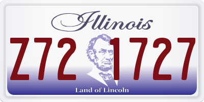 IL license plate Z721727