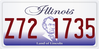 IL license plate Z721735