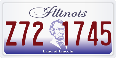 IL license plate Z721745