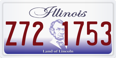 IL license plate Z721753