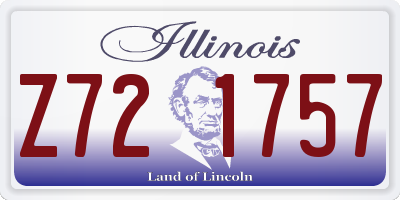 IL license plate Z721757