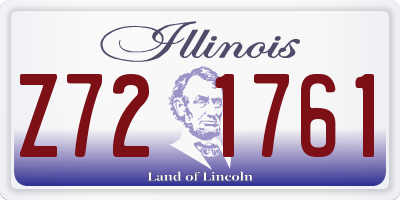 IL license plate Z721761