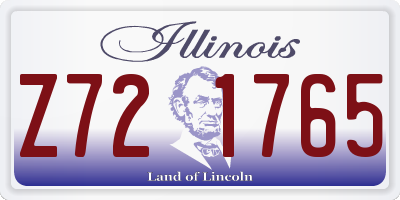 IL license plate Z721765