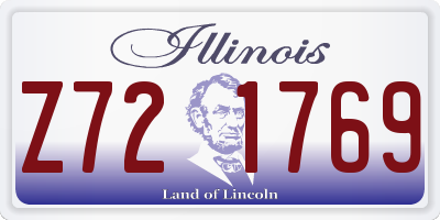 IL license plate Z721769