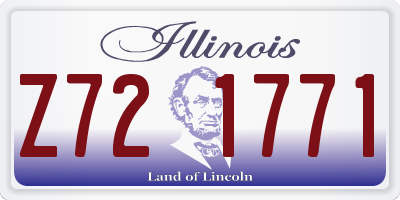 IL license plate Z721771