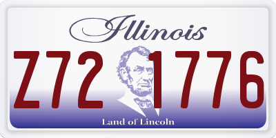 IL license plate Z721776