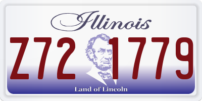 IL license plate Z721779