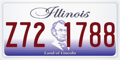 IL license plate Z721788