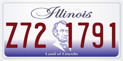 IL license plate Z721791