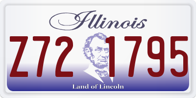 IL license plate Z721795