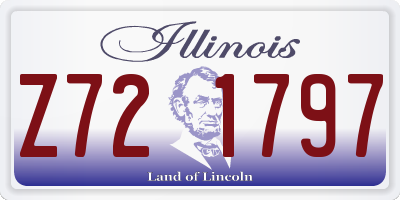 IL license plate Z721797