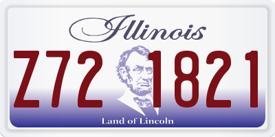 IL license plate Z721821