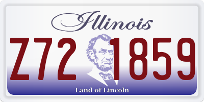 IL license plate Z721859