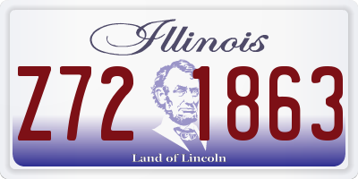 IL license plate Z721863