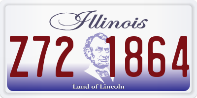 IL license plate Z721864