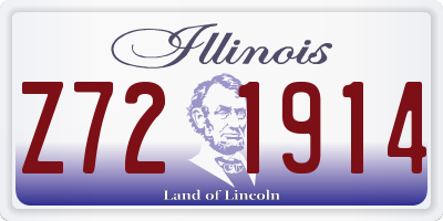 IL license plate Z721914
